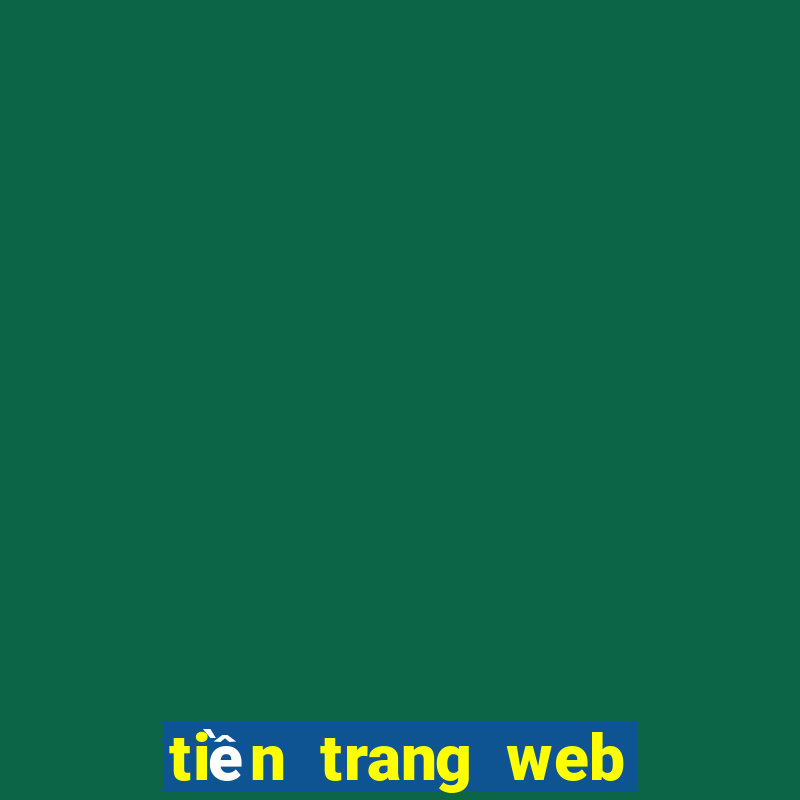 tiền trang web xổ số