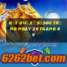 kết quả xổ số sóc trăng ngày 20 tháng 09