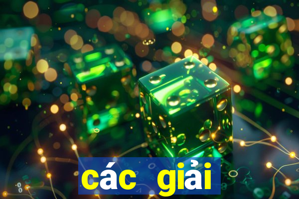 các giải thưởng vé số