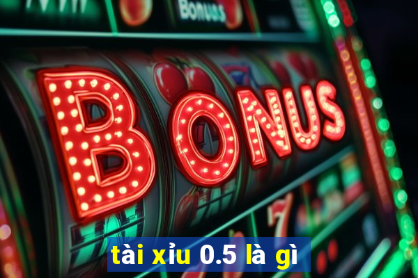 tài xỉu 0.5 là gì