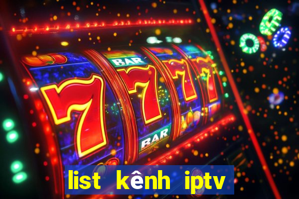 list kênh iptv fpt mới nhất 2022