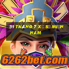 31 tháng 7 xổ số miền nam