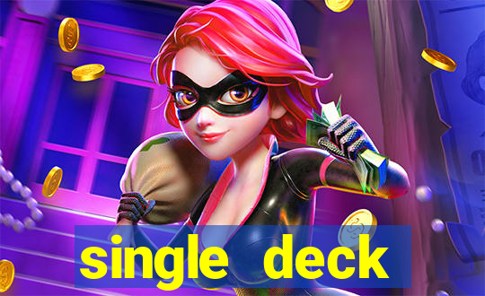 single deck blackjack hit chart