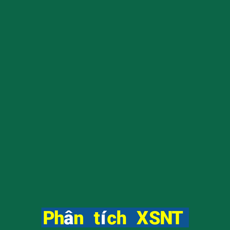 Phân tích XSNT Thứ 7