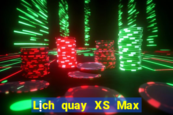 Lịch quay XS Max 3D Thứ 3