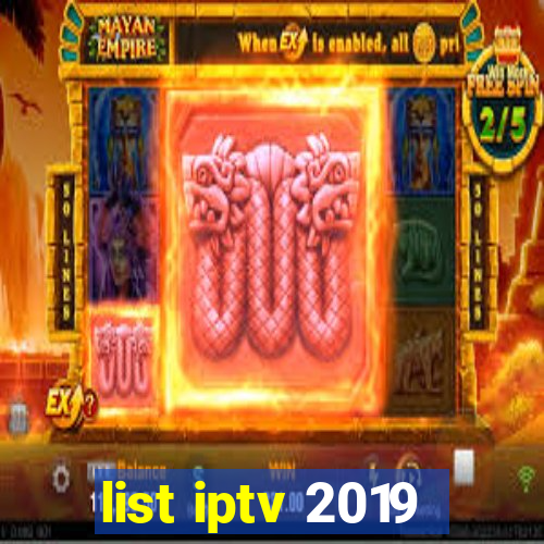 list iptv 2019