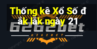 Thống kê Xổ Số đắk lắk ngày 21