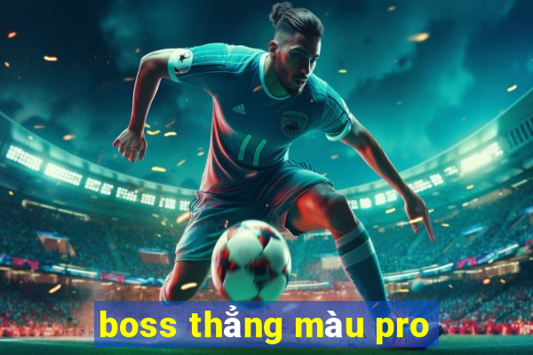 boss thẳng màu pro