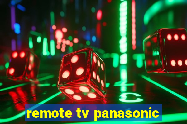 remote tv panasonic