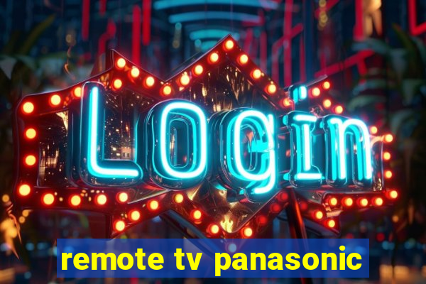 remote tv panasonic