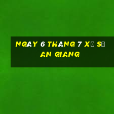 ngày 6 tháng 7 xổ số an giang