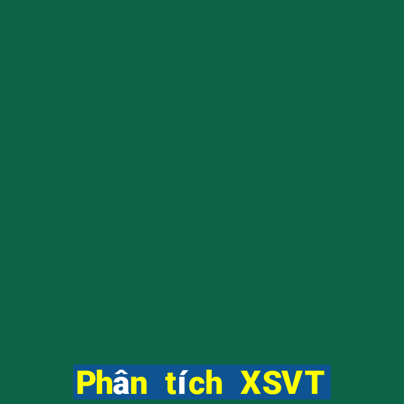 Phân tích XSVT ngày 2