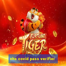 nhs covid pass verifier