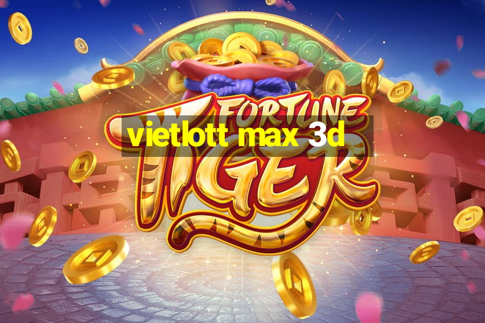 vietlott max 3d