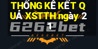 THỐNG KÊ KẾT QUẢ XSTTH ngày 21