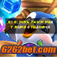 xổ số ninh thuận ngày mùng 6 tháng 10