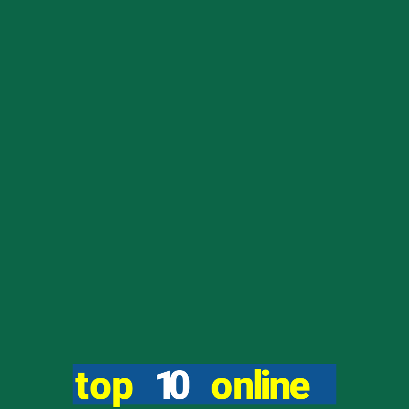 top 10 online casino nz