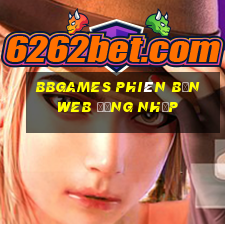 bbgames Phiên bản web Đăng nhập