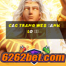 các trang web đánh lô đề