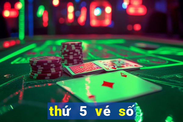 thứ 5 vé số đài nào