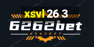 xsvl 26 3