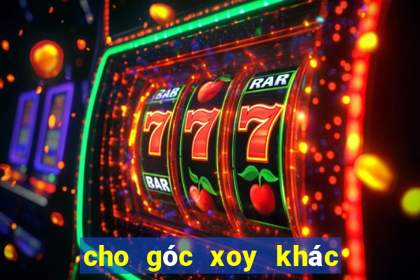 cho góc xoy khác góc bẹt