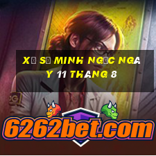 xổ số minh ngọc ngày 11 tháng 8