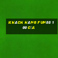 Khách hàng Fun88 100 cửa