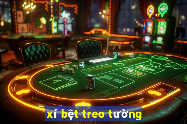 xí bệt treo tường