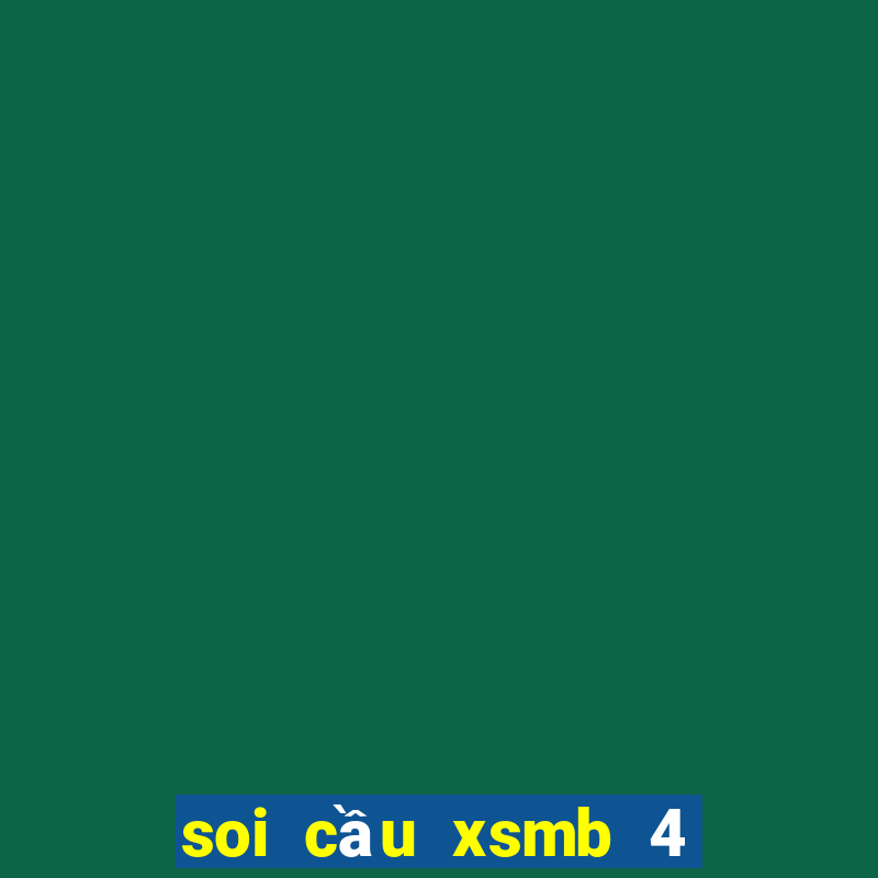 soi cầu xsmb 4 11 2024