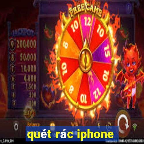 quét rác iphone