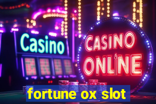 fortune ox slot