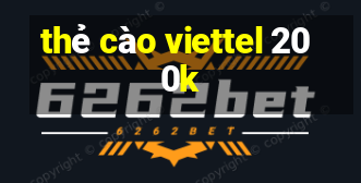 thẻ cào viettel 200k