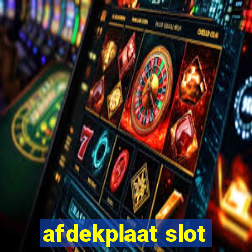 afdekplaat slot