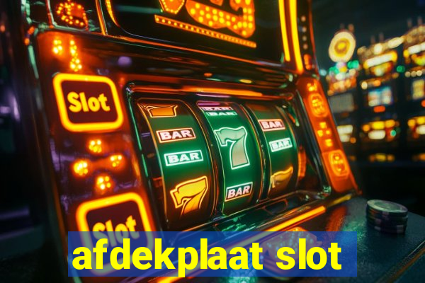 afdekplaat slot