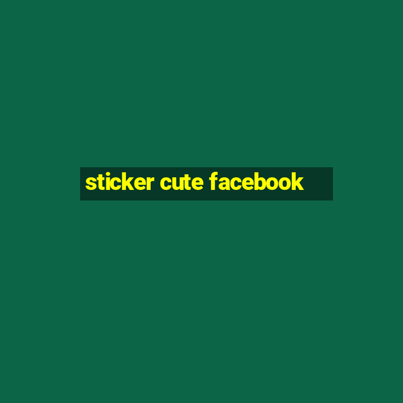 sticker cute facebook