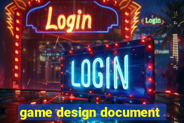 game design document