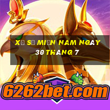 xổ số miền nam ngày 30 tháng 7