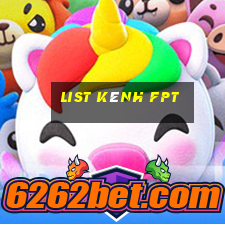 list kênh fpt