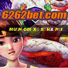 muốn coi xổ số hà nội