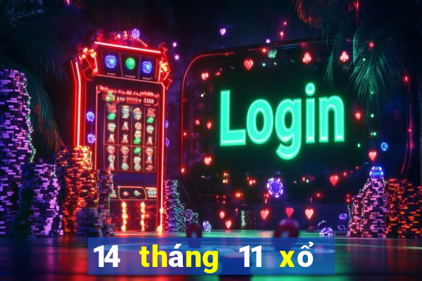 14 tháng 11 xổ số bến tre