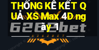 THỐNG KÊ KẾT QUẢ XS Max 4D ngày 1