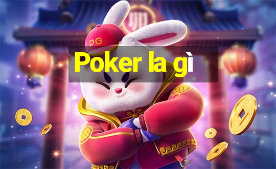 Poker la gì