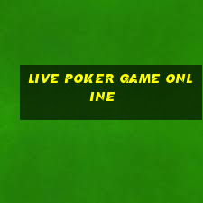 live poker game online