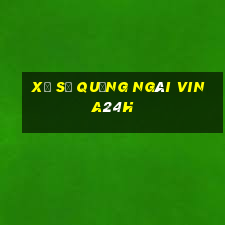 xổ số quảng ngãi vina24h