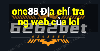 one88 Địa chỉ trang web của lol