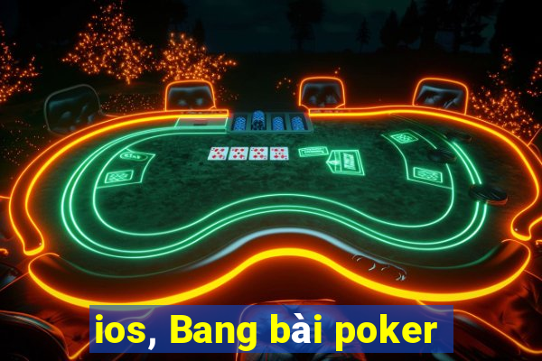 ios, Bang bài poker