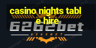 casino nights table hire