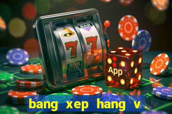 bang xep hang v lich 2022