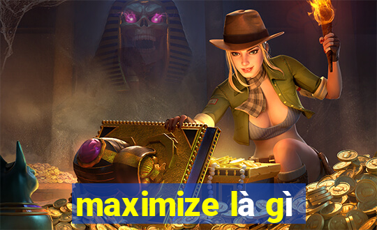 maximize là gì